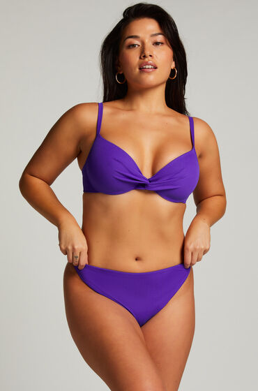 Hunkemöller Eclipse High-Leg Bikini Bottoms Purple