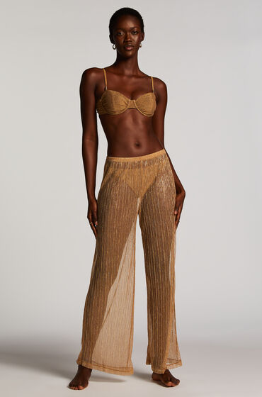 Hunkemöller Goldie Shimmer Beach Pants Yellow