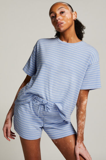 Hunkemöller Cotton shorts Blue