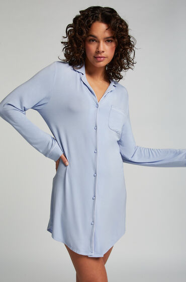 Hunkemöller Essential Jersey Shirtdress Blue