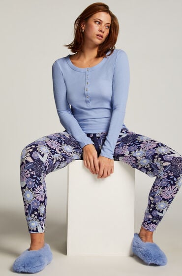 Hunkemöller Tall Pyjama Pants Blue