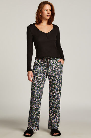 Hunkemöller Petite Pyjama Bottoms Black