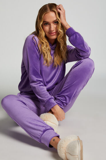 Hunkemöller Velours top Purple