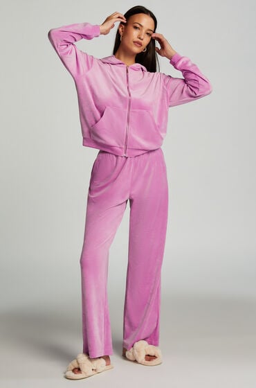 Hunkemöller Velours Pyjama Pants Pink