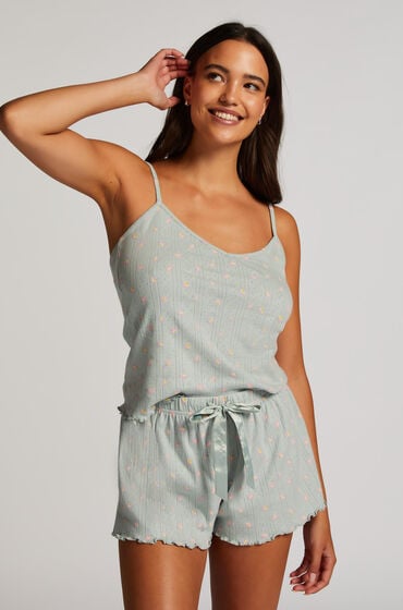 Hunkemöller Cotton shorts Green