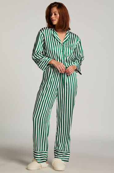 Hunkemöller Satin Trousers Green