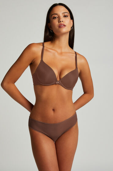 Hunkemöller Invisible Brazilian Stripe mesh Brown