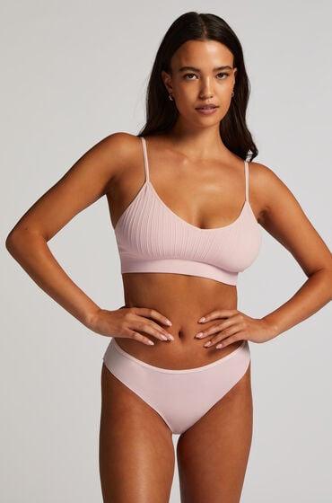 Hunkemöller Invisible Lace Back Brazilian Pink