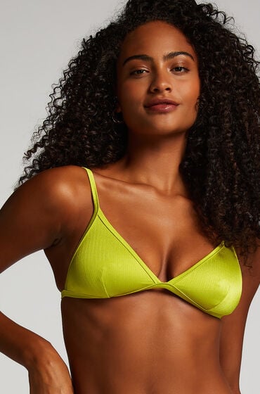 Hunkemöller Luna Triangle Bikini Top Green
