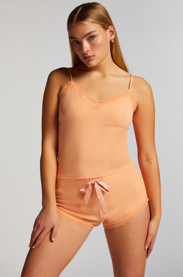 Hunkemöller Ribbed lace Shorts Pink
