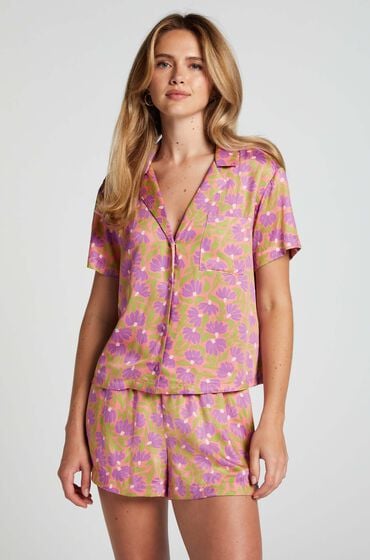Hunkemöller Satin pyjama shorts Pink