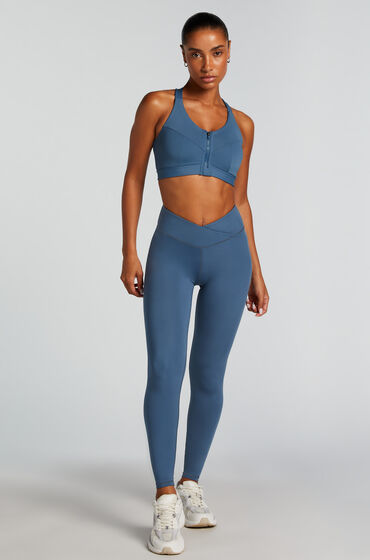Hunkemöller HKMX Crossed High Waisted Leggings Blue
