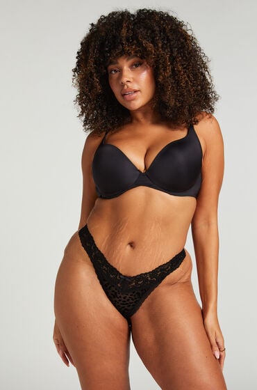 Hunkemöller Marina Extra Low Thong Black