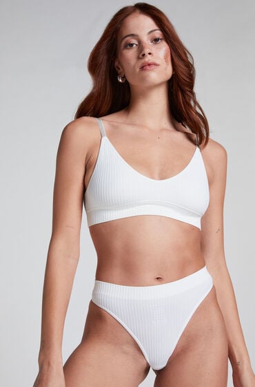 Hunkemöller Dianne High Leg Thong White