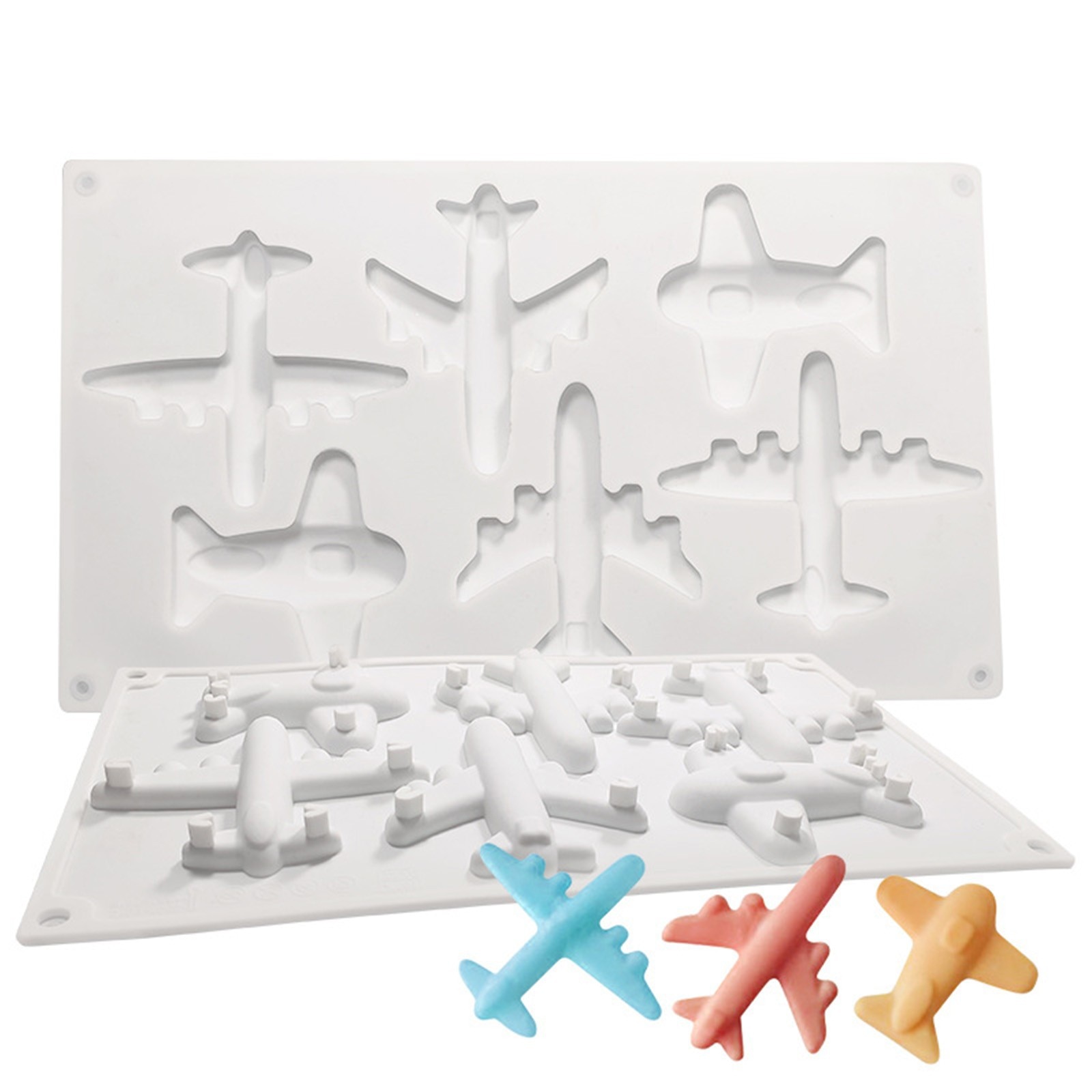 Airplane Aircraft Silicone Resin Mold Mousse Cake Making Tool Diy Baking Accessories