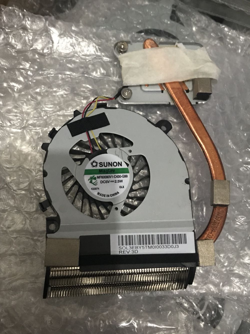 Original Laptop CPU Heatsink Cooling fan for TOSHIBA L800 C845 S45D L840 L805 C805 L840D M800 M805 M840 C805 C805D CPU heatsink