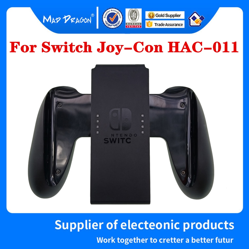 New original black Handle controller Comfort Grip For Nintendo Switch Joy Con Grip HAC-011 Charging Grip (Bulk Packaging)