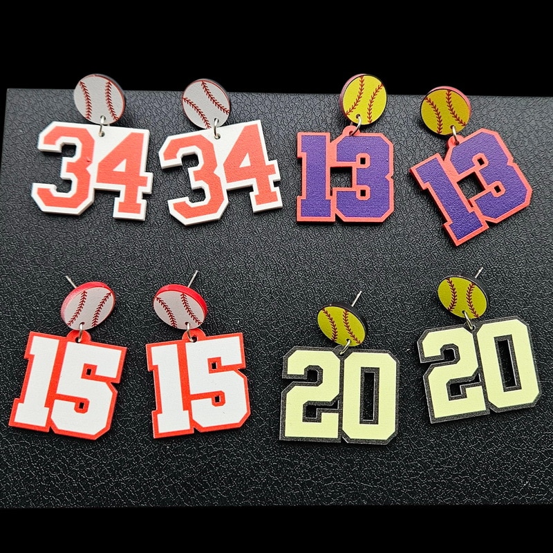 Personalized Wood Custom Player Number Sports Football Soccer Baseball Softball Basketball Mom