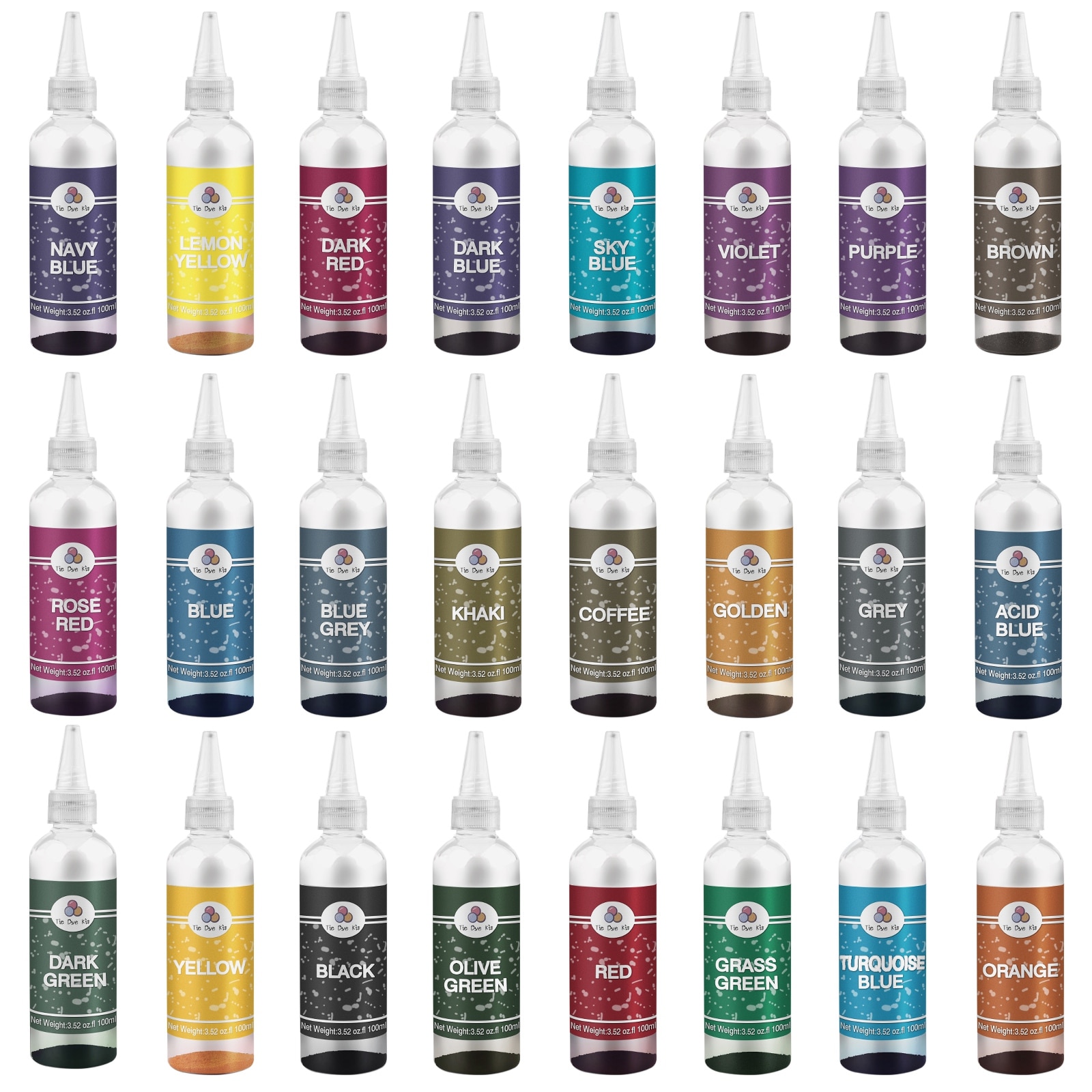 2g100ml Dye Fabric Dyes Textile Dyeing DIY Garment Tie Dyeing Cotton Nylon Multifunctional Pigment For Old Clothes Refurbishment