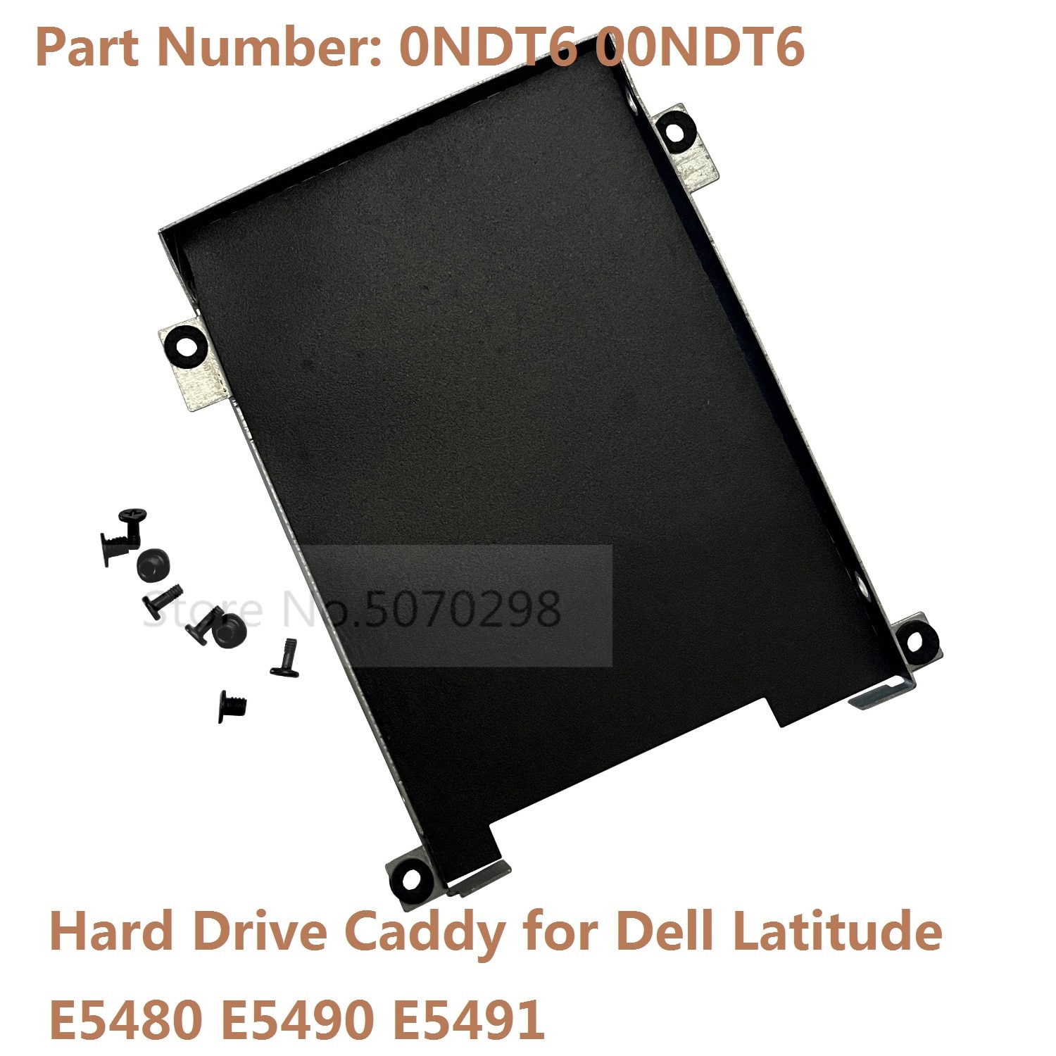 2.5" Inch SATA Hard Drive HDD SSD Primary Caddy Cable Bracket Frame Connector for Dell Latitude E5480 E5490 E5491