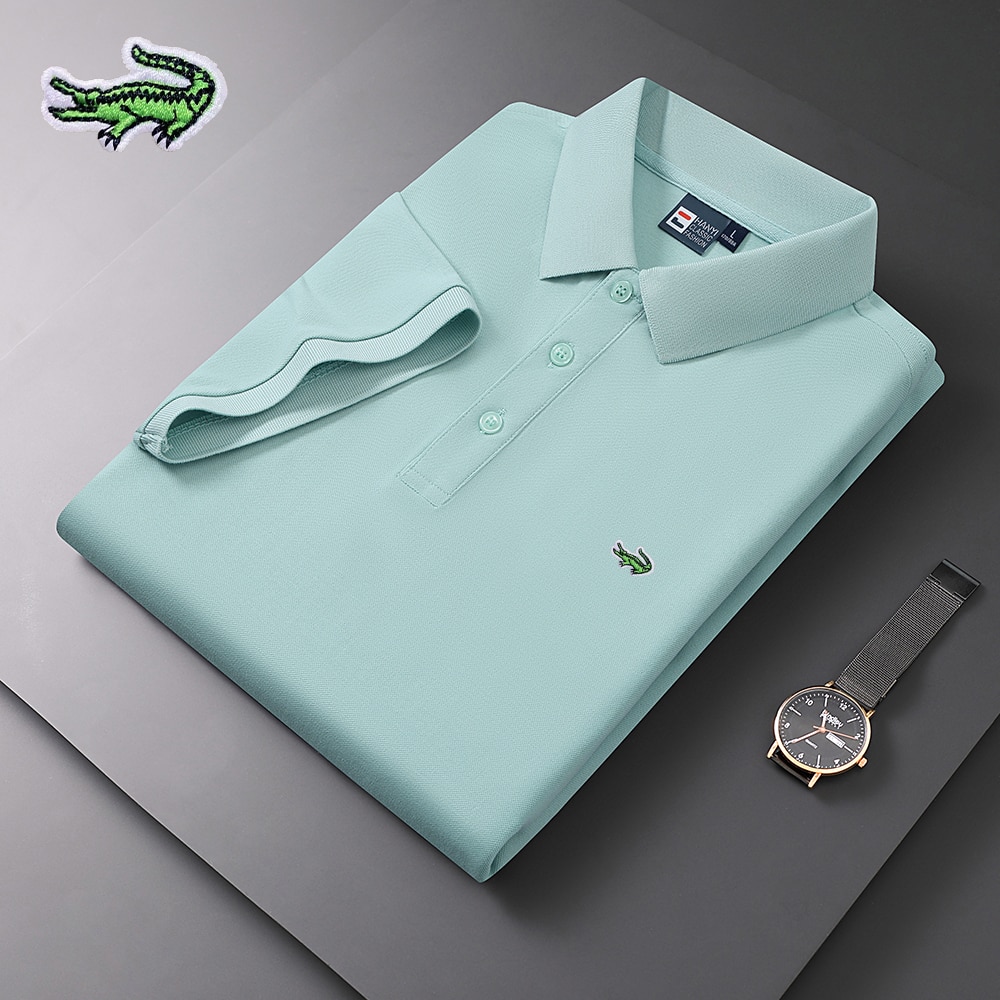 2023CARTELO Embroidery 95%Cotton Hot Selling Men's Polo Shirt Anti-pilling Summer New Casual Breathable Lapel Polo Shirt fo