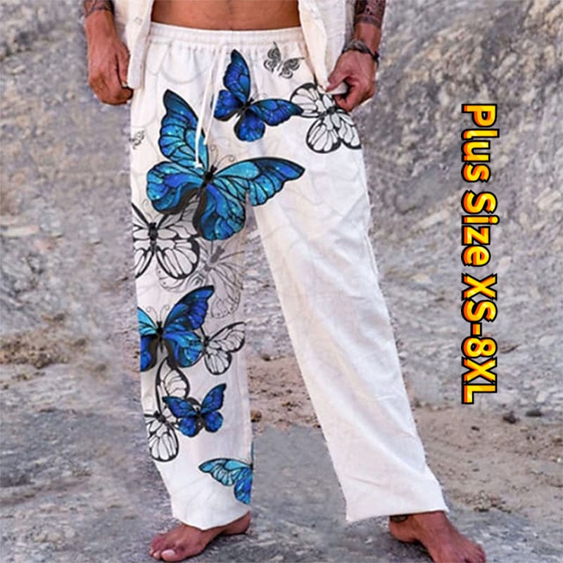 2023Men's Drawstring Pants Casual Comfortable Sports Pants Men's Loose Pants Spring and Summer New Fashion Jogging Pan
