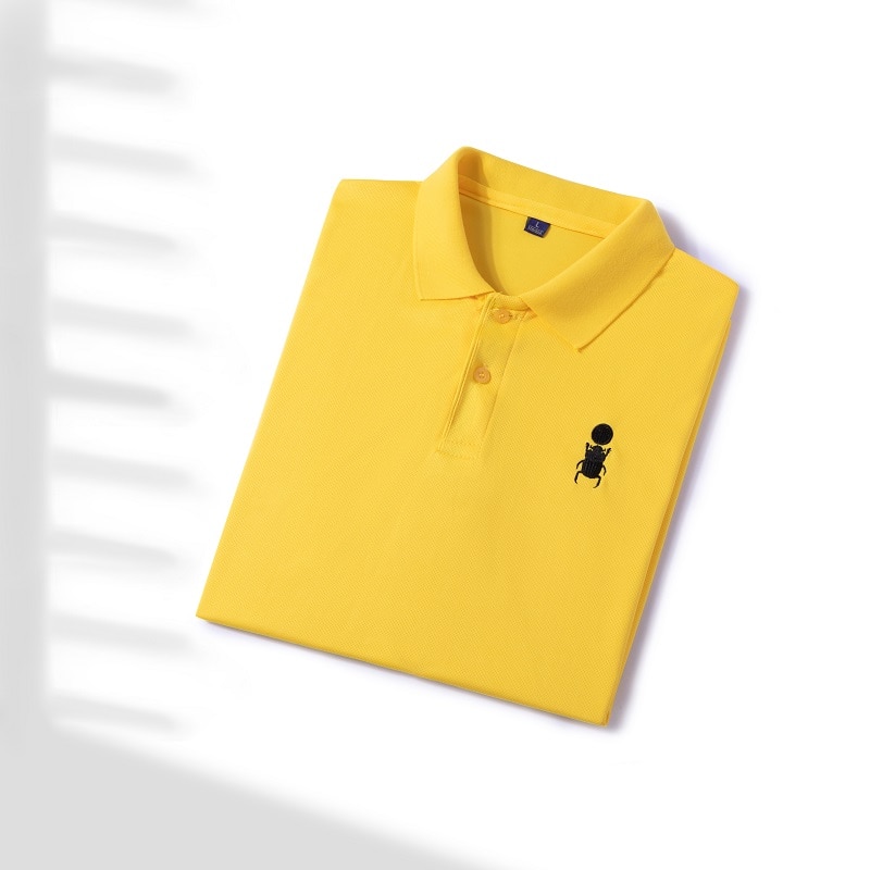 Summer Quick drying POLO Shirt Lapel High-Quality Short-Sleeved POLO Embroidery Business Casual Men and Women's T-shirt M-4