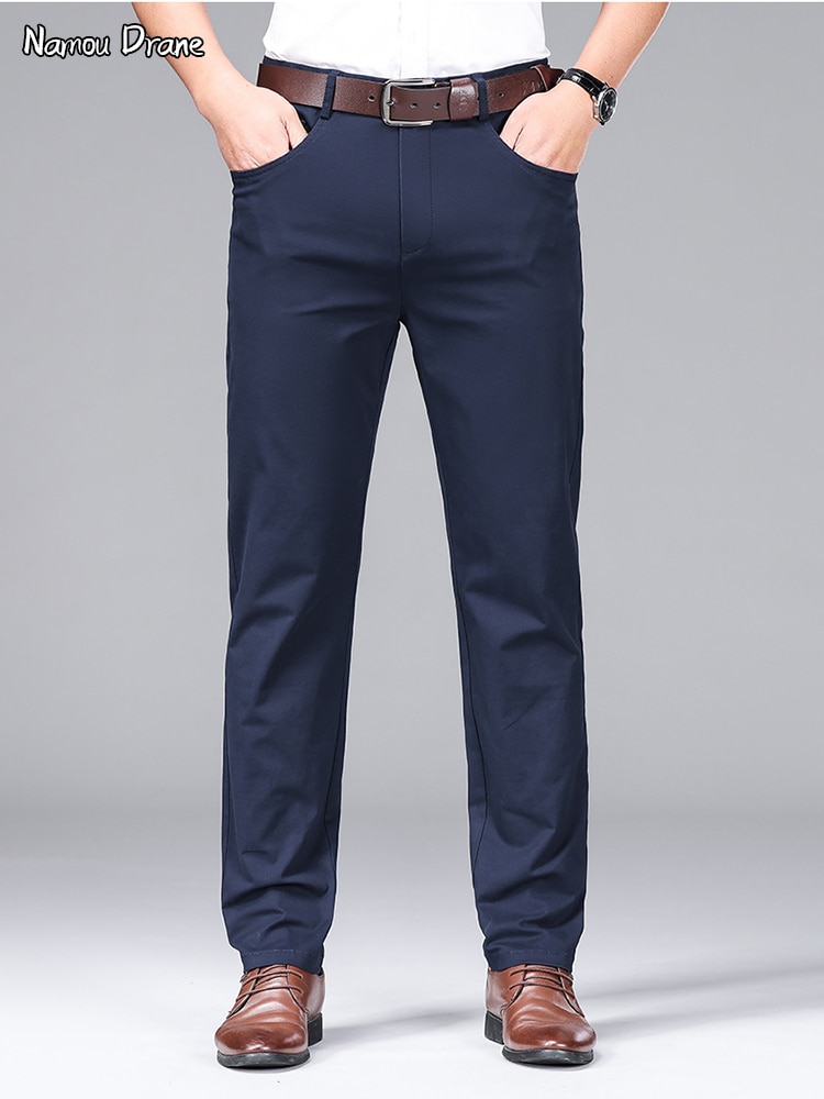 Casual Pants Men Straight Summer Thin Casual Pants Men's Pants Spring and Autumn Slim Everything 2023 New Cargo Pants Men
