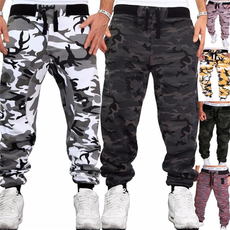 Camouflage Jogger Pants Men 2021 Pure Cotton Mens Spring Autumn Pencil Harem Pant Men Comfortable Cargo Trousers Camo Jogger