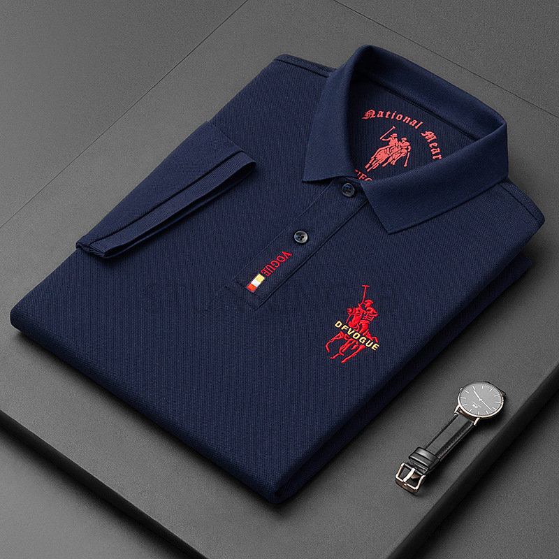 Summer Golf Men's Polo T-shirts for Men Clothing Tops Camisetas Ropa Playeras Hombre Roupas Masculinas Short Sleeve Casual 