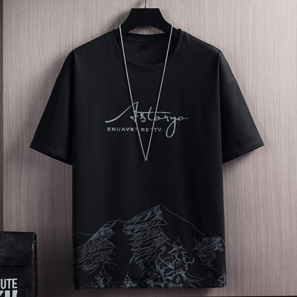 Summer 3d Print Men Tracksuits Casual 2 Piece Set For Men Plus Size o Neck Men's t-Shirt Shorts Set Sleeve Leisure Men Outf