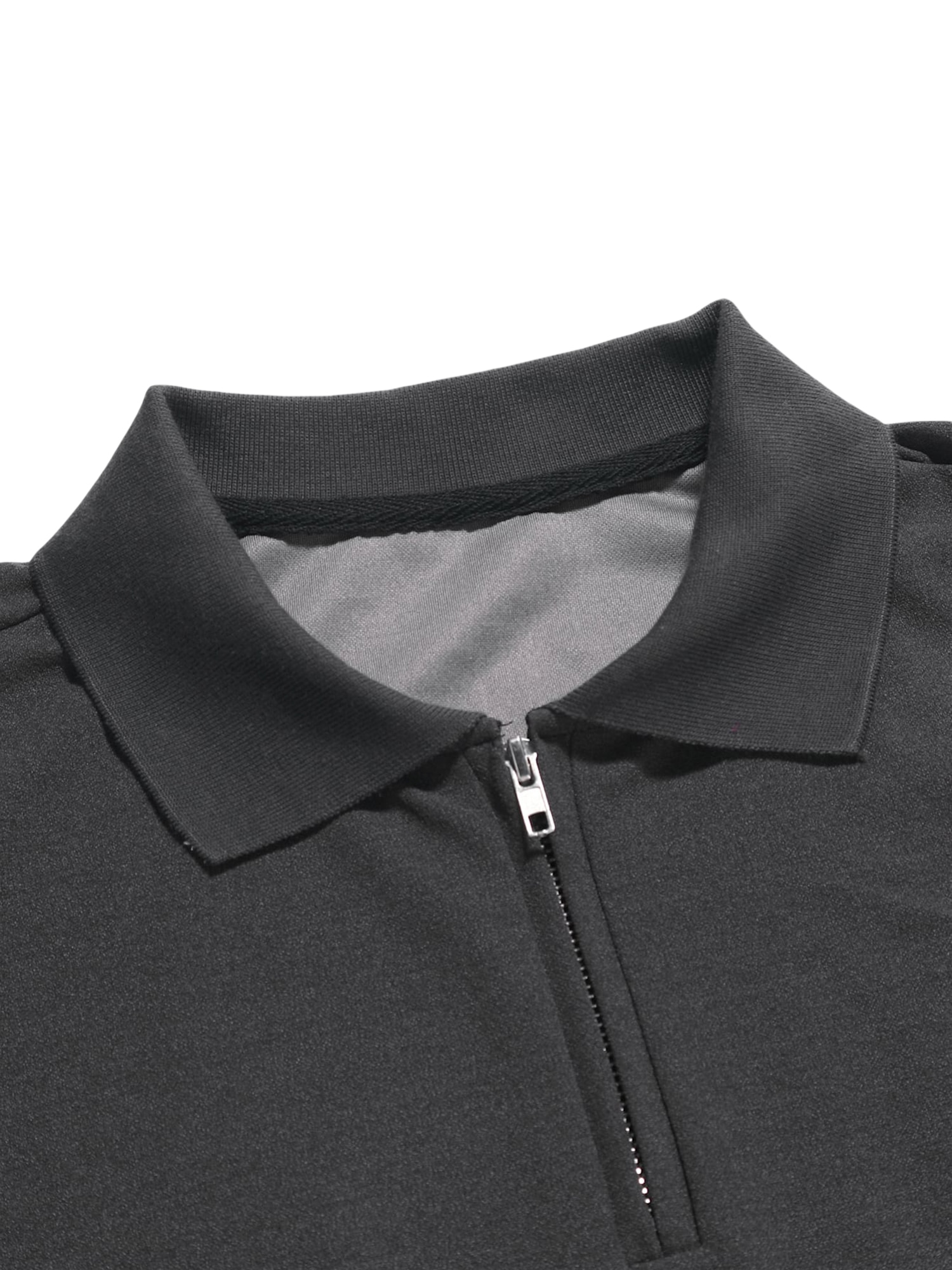 Men s Long Sleeve Shirts Half-Zip Striped Pattern Regular Fit Mock Neck Casual Cotton Tops