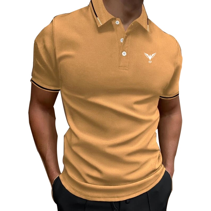 Top Summer Men's T-Shirt Business Casual Sell Well Polo Shirt