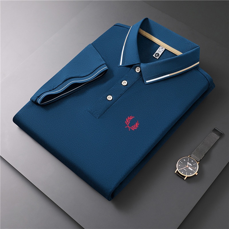 2023 Men's High Quality Embroidered Polo Shirt Hot Sale Summer T-shirt Polo Fashion Top Trend Casual Fashion Business Polo 
