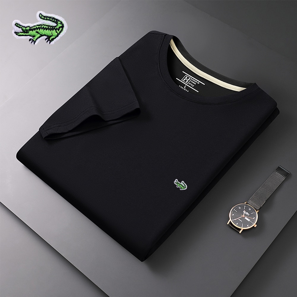 Embroidery CARTELO 2023 New Summer Quick-drying High-quality O-neck T-Shirt Breathable Top Casual Running T Shirt For Men