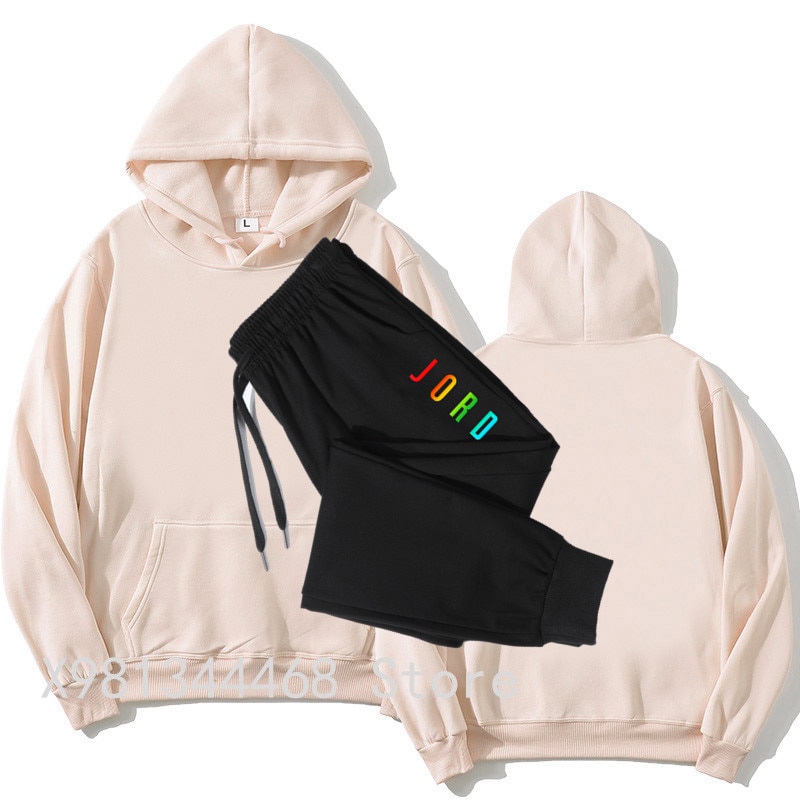 2023 Fashion Men's Sweatshirt Hoody for Men Male Suit Spring Female Man Sets Women's Tracksuit Sportswear Hoodies + Sw