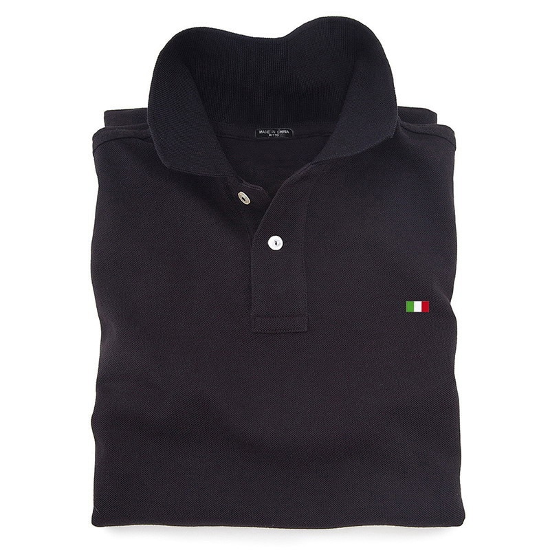 High Quality Men's Classic Fit Lapel T-shirt 100% Cotton Short Sleeve Polo Shirt Tennis Shirt POLO Homme Tops Tee 811