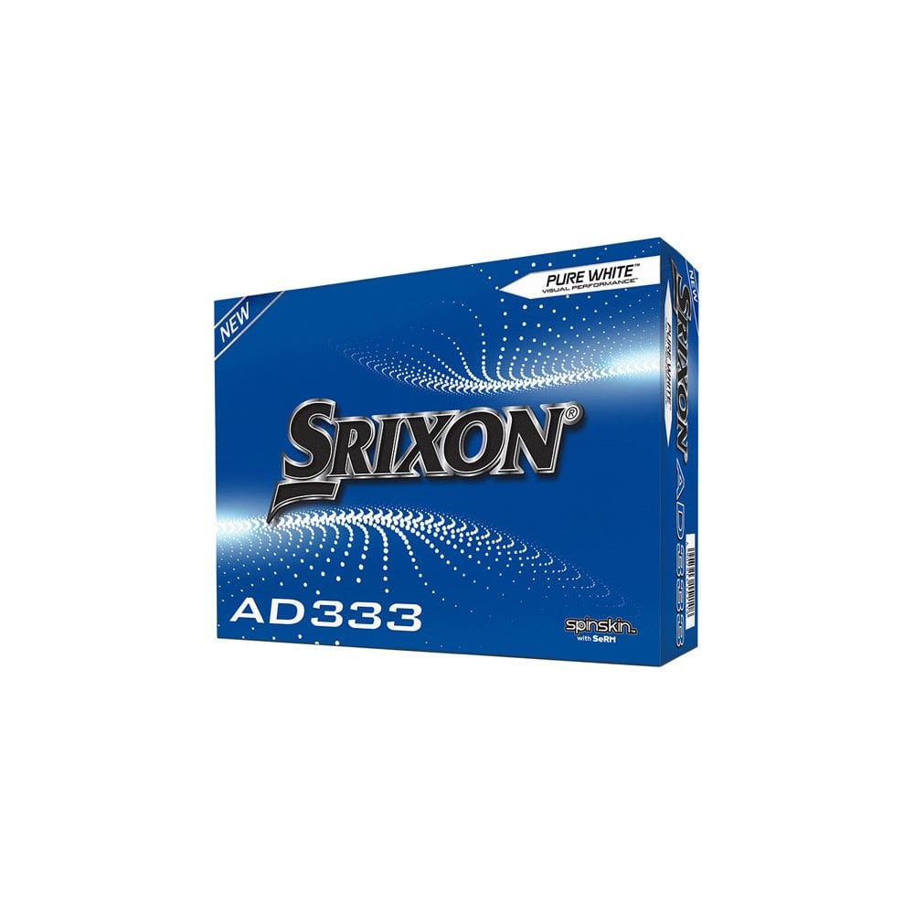Srixon Ad333 (10) Golf Balls (Dozen) - White