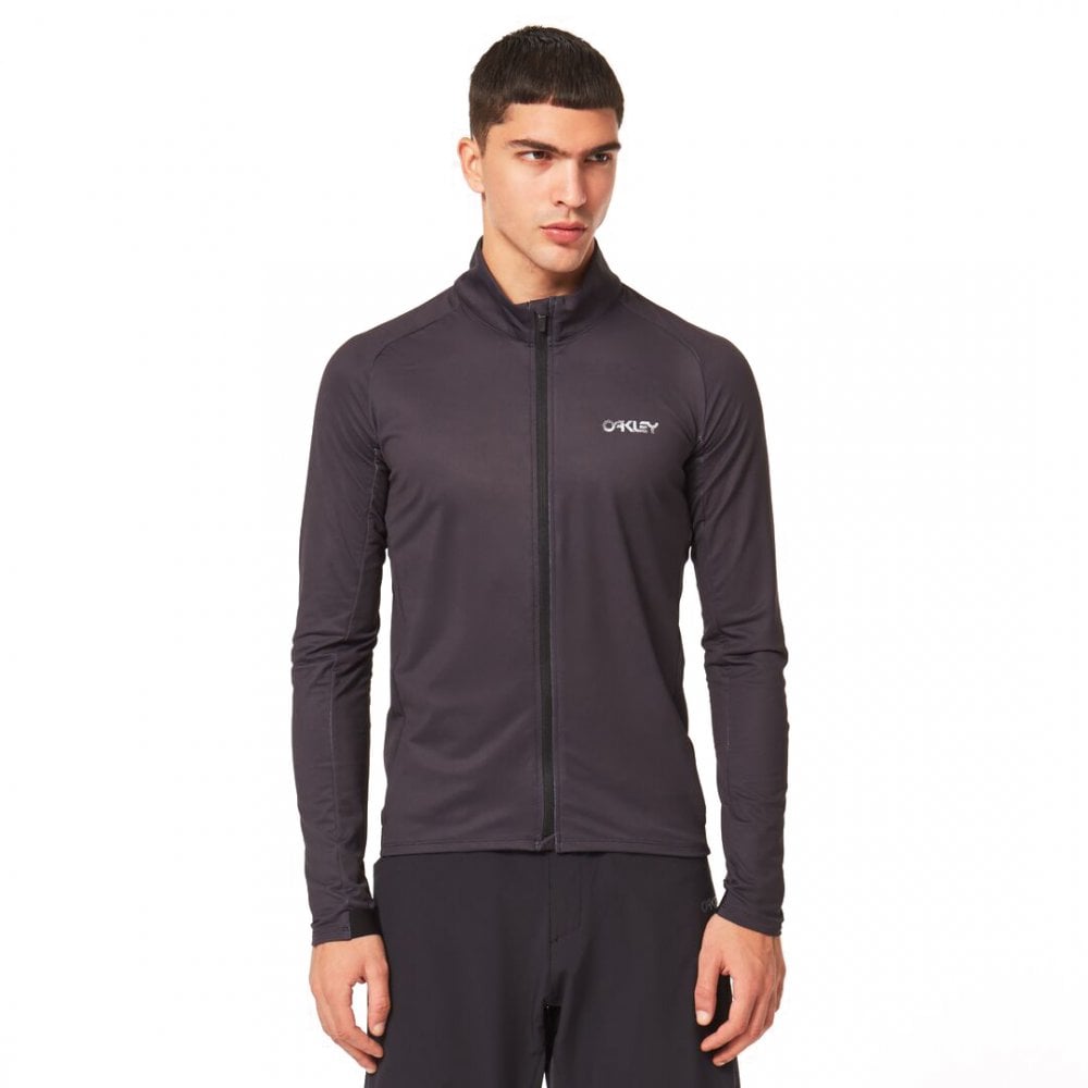 Oakley ELEMENTS THERMAL JERSEY Cycling - Blackout - M