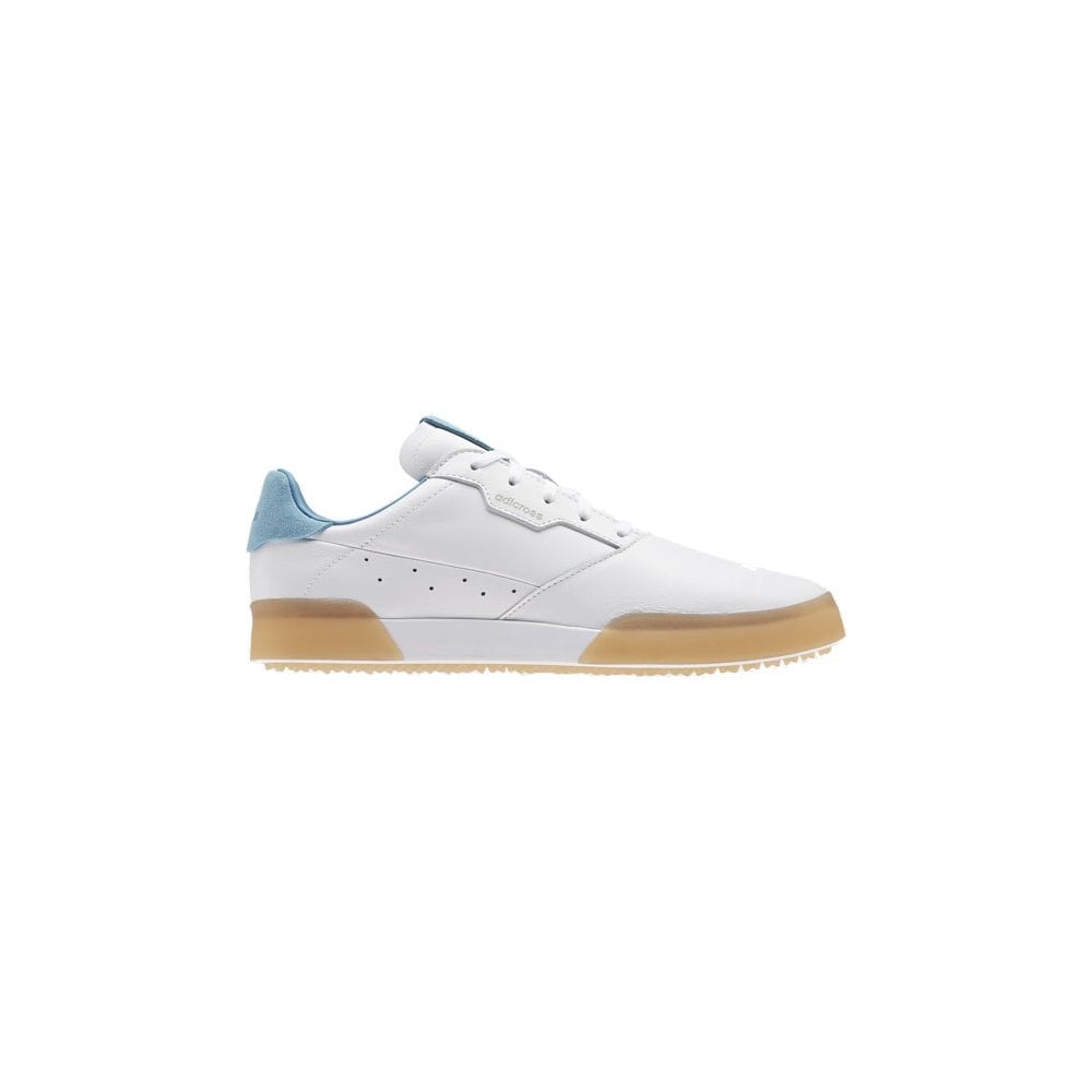 adidas ADICROSS RETRO Golf Shoes - White/Blue/Gum - UK12