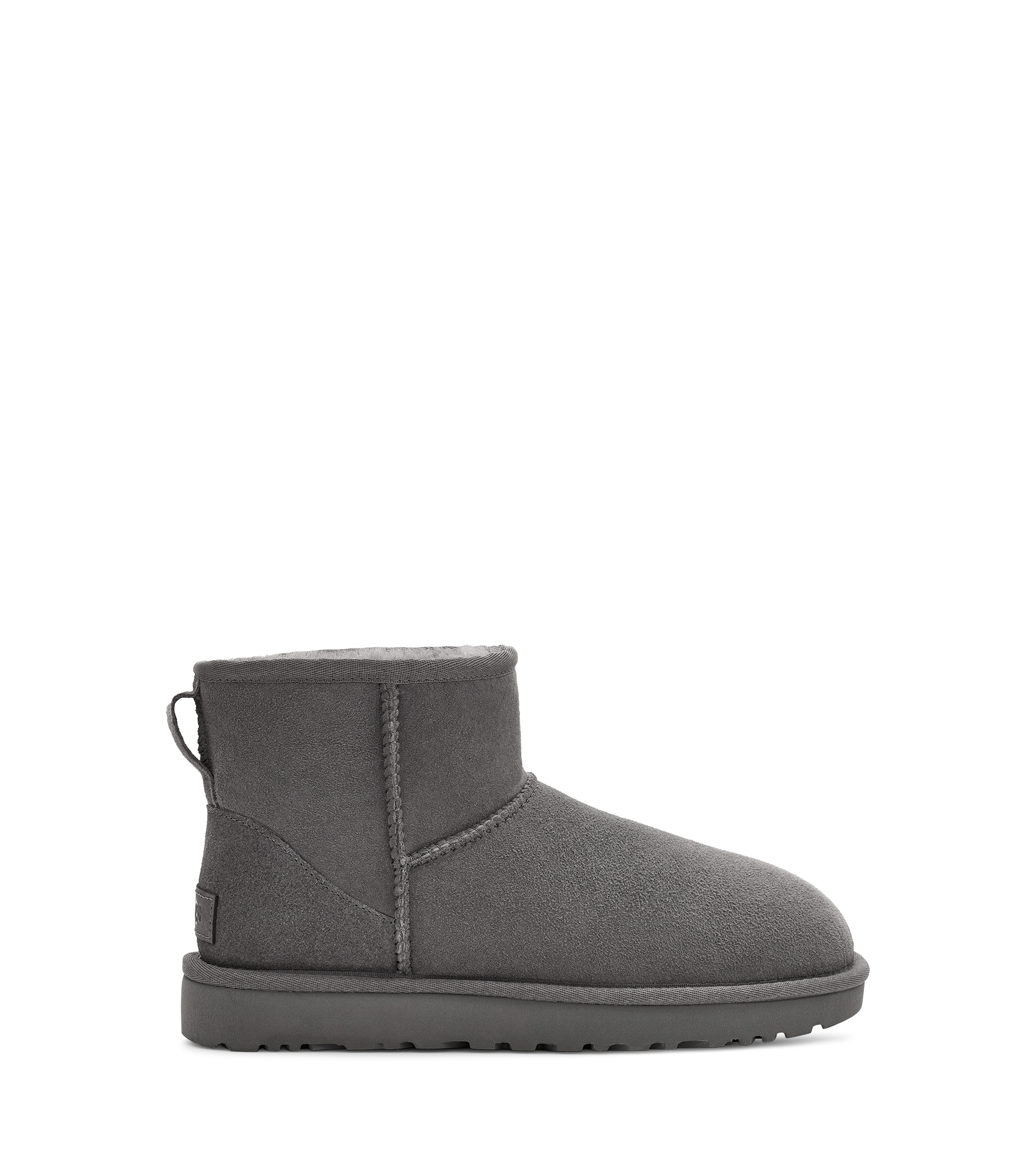 UGG Classic Mini II Boot for Women in Grey, Size 10, Leather