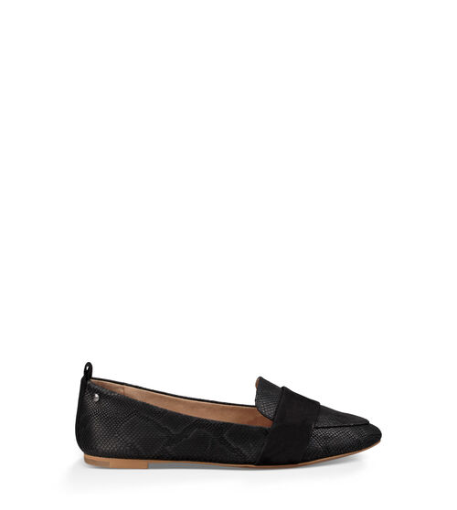 UGG Women's Jonette Snake in Black, Size 3, Leather