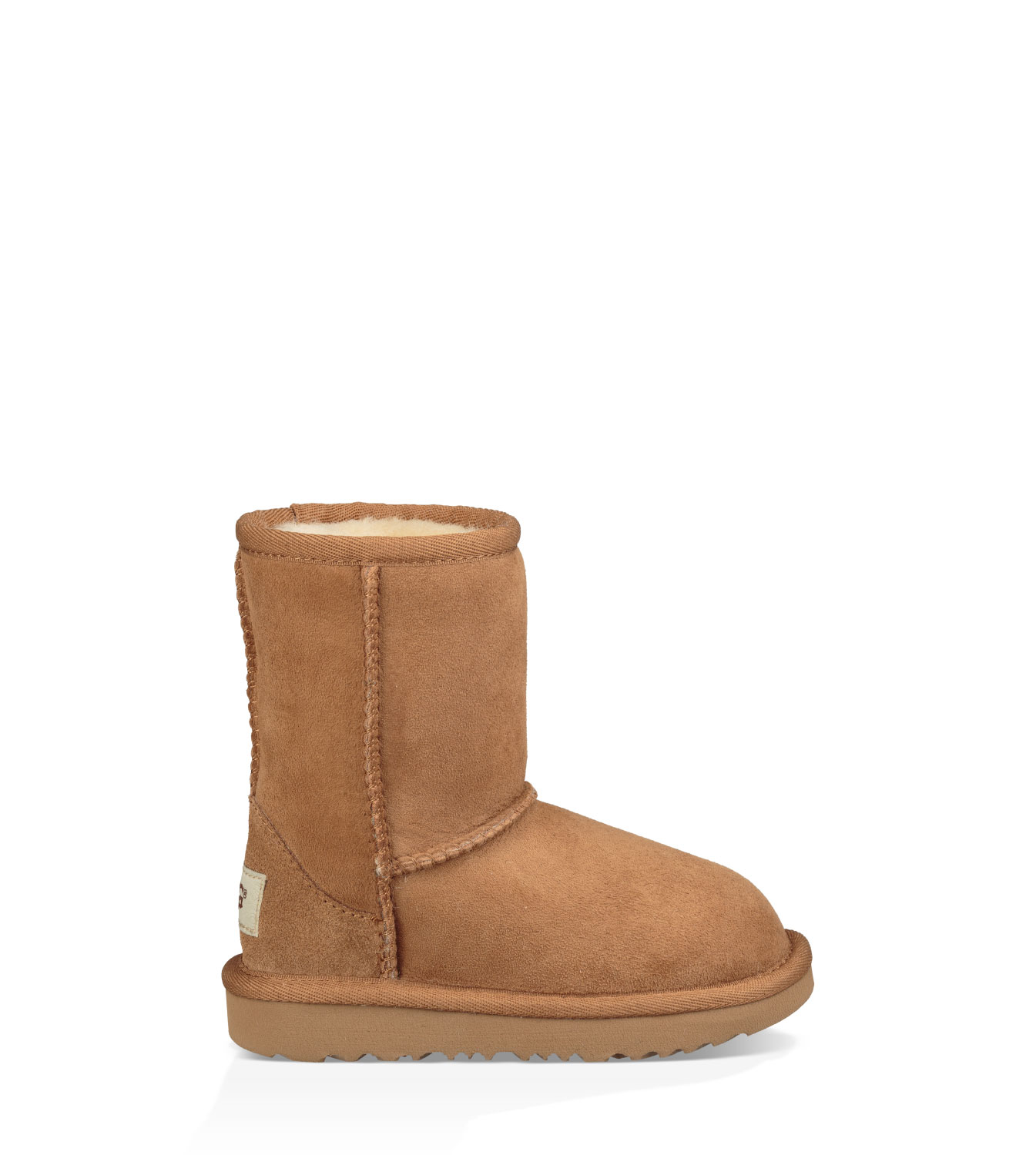 UGG® Classic Short II Boot for Kids in Brown, Size 6, Twinface/Polyester/Wool