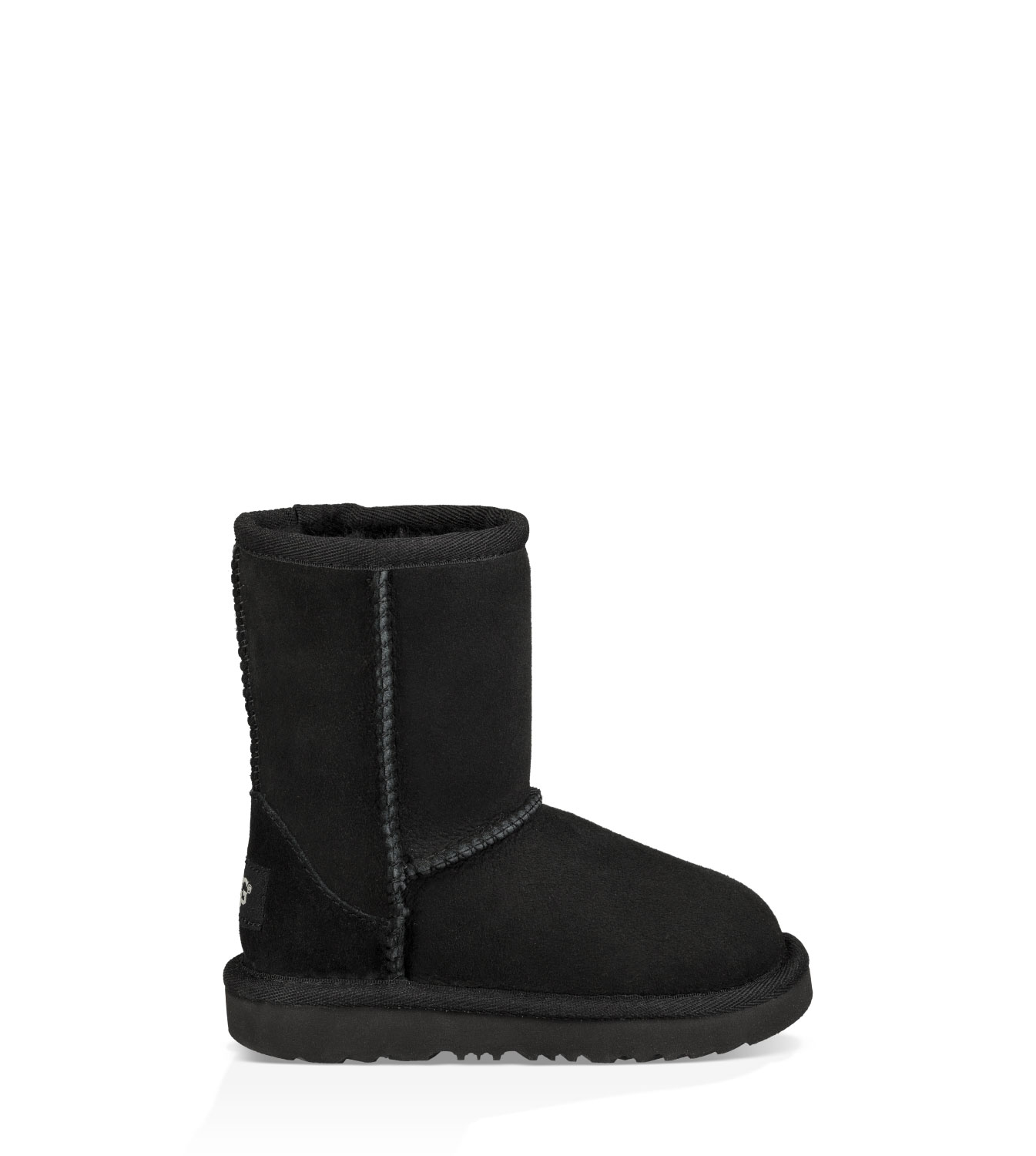 UGG® Classic II for Kids in Black, Size 5, Twinface/Polyester/Wool