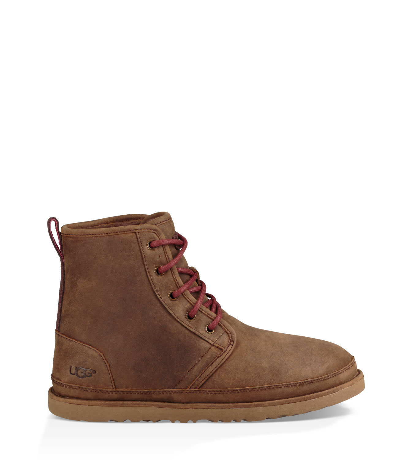 UGG Harkley Waterproof Boot for Men in Grizzly, Size 7, Leather