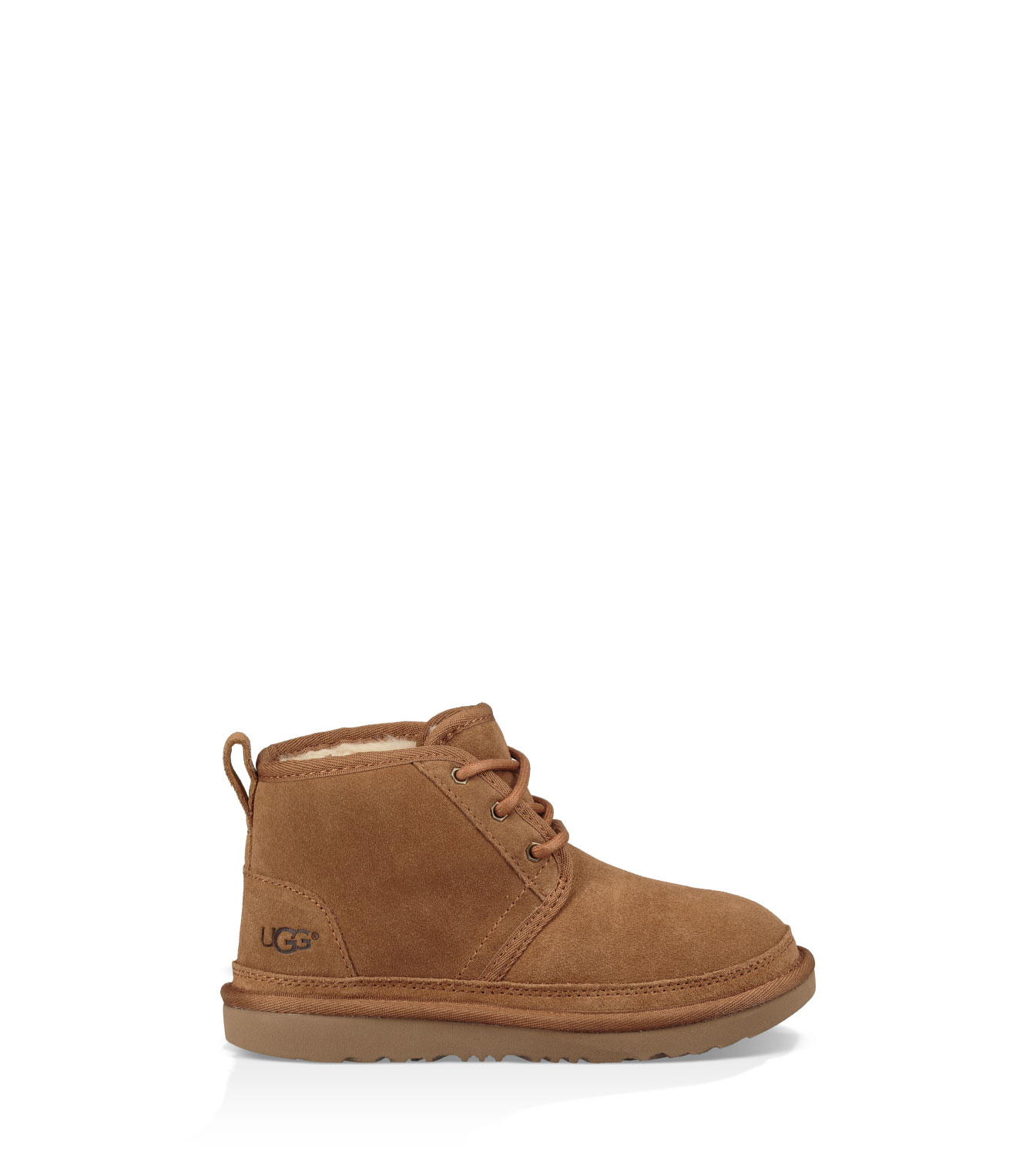 UGG® Neumel II Boot for Kids in Brown, Size 3, Suede/Wool