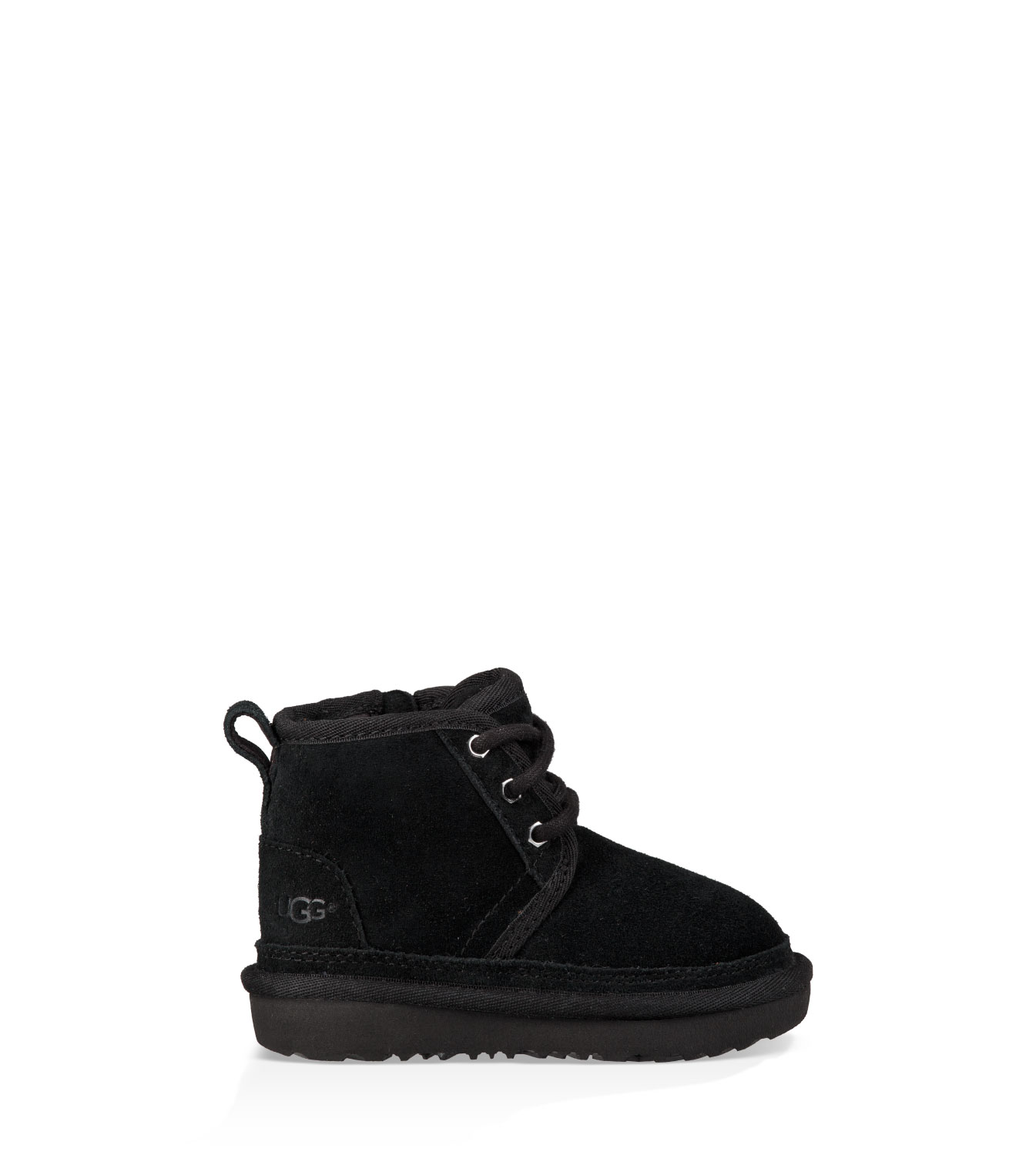 UGG® Neumel II Boot for Kids in Black, Size 5, Suede/Polyester/Cotton