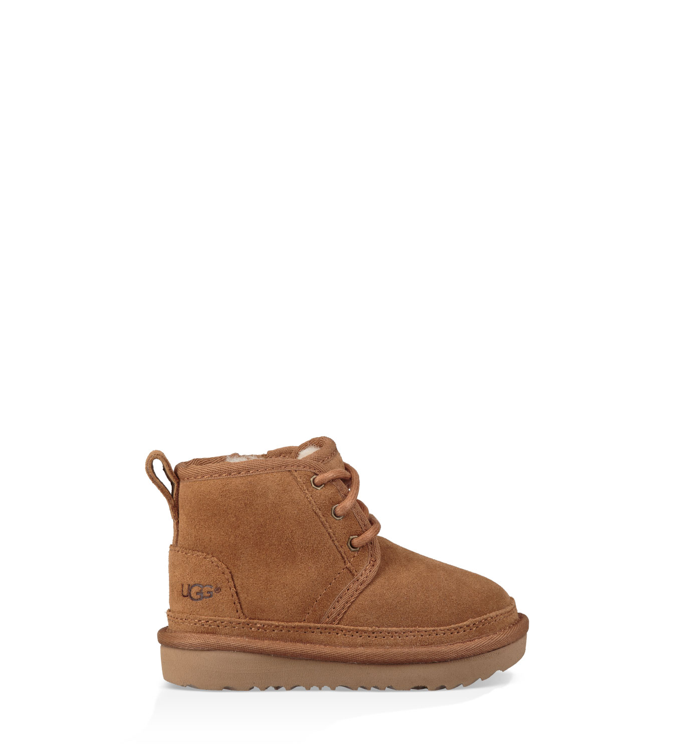 UGG® Neumel II Boot for Kids in Brown, Size 6, Suede/Polyester/Cotton