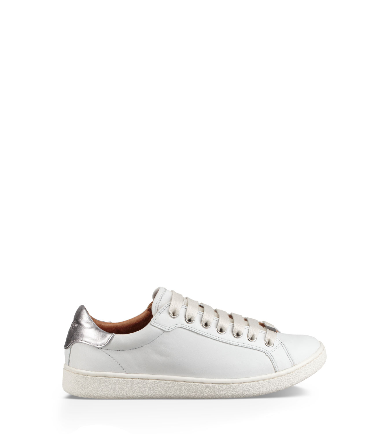 UGG Milo Trainer for Women in White, Size 3, Leather