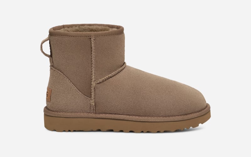 UGG® Classic Mini II Boot for Women in Gray, Size 8, Suede